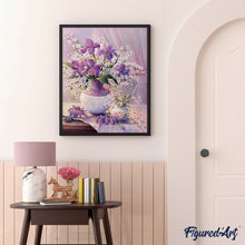Afbeelding in Gallery-weergave laden, Schilderen op Nummer - Elegante paarse vaas