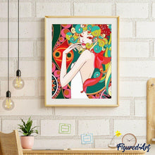 Afbeelding in Gallery-weergave laden, Schilderen op Nummer - Aziatische popart