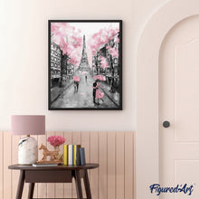 Afbeelding in Gallery-weergave laden, Schilderen op Nummer - Eiffeltoren met roze tinten