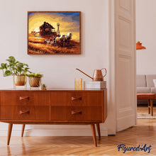 Afbeelding in Gallery-weergave laden, Schilderen op Nummer - Paarden in Mississippi Ranch