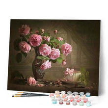 Afbeelding in Gallery-weergave laden, Schilderen op Nummer - Retro bloemen
