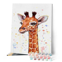 Afbeelding in Gallery-weergave laden, Schilderen op Nummer - Bruine giraffe