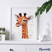 Afbeelding in Gallery-weergave laden, Schilderen op Nummer - Bruine giraffe
