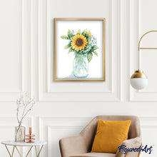 Afbeelding in Gallery-weergave laden, Schilderen op Nummer - Fles Zonnebloemen