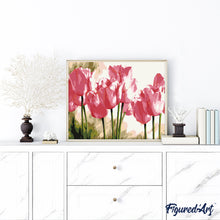 Afbeelding in Gallery-weergave laden, Schilderen op Nummer - Roze Tulpen