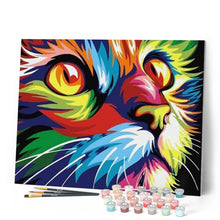 Afbeelding in Gallery-weergave laden, Schilderen op Nummer - Katachtige Pop-art