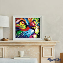 Afbeelding in Gallery-weergave laden, Schilderen op Nummer - Katachtige Pop-art