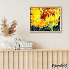 Afbeelding in Gallery-weergave laden, Schilderen op Nummer - Gele Zonnebloemen