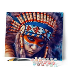 Afbeelding in Gallery-weergave laden, Schilderen op Nummer - Indiase look