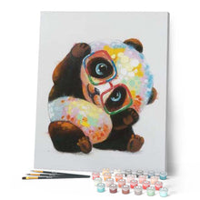 Afbeelding in Gallery-weergave laden, Schilderen op Nummer - Panda met bril