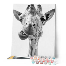 Afbeelding in Gallery-weergave laden, Schilderen op Nummer - Grappige giraffe