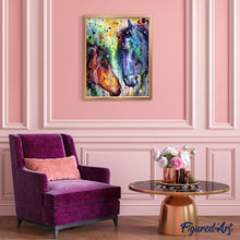 Afbeelding in Gallery-weergave laden, Schilderen op Nummer - Twee paarden kleuren