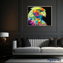 Afbeelding in Gallery-weergave laden, Schilderen op Nummer - Adelaar Pop-art