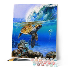 Afbeelding in Gallery-weergave laden, Schilderen op Nummer - Zeeschildpad