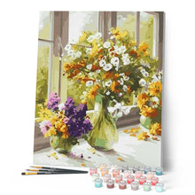 Afbeelding in Gallery-weergave laden, Schilderen op Nummer - Bloemen in de keuken