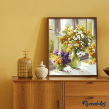 Afbeelding in Gallery-weergave laden, Schilderen op Nummer - Bloemen in de keuken
