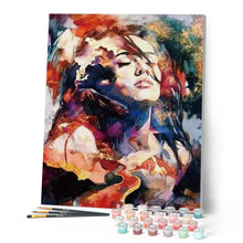 Afbeelding in Gallery-weergave laden, Schilderen op Nummer - Aquarel Vrouw
