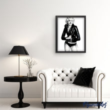 Afbeelding in Gallery-weergave laden, Schilderen op Nummer - Zwart-wit Marilyn Monroe