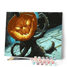 Afbeelding in Gallery-weergave laden, Schilderen op Nummer - Enge Pompoenen Halloween