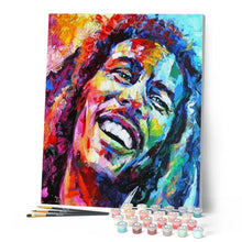 Afbeelding in Gallery-weergave laden, Schilderen op Nummer - Bob Marley aquarel
