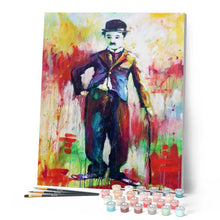 Afbeelding in Gallery-weergave laden, Schilderen op Nummer - Chaplin aquarel