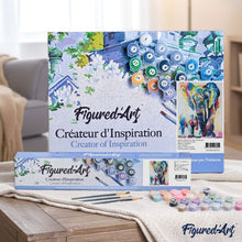 Afbeelding in Gallery-weergave laden, Schilderen op Nummer - Olifanten aquarel
