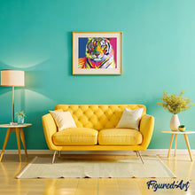 Afbeelding in Gallery-weergave laden, Schilderen op Nummer - Tijger Pop-art 2