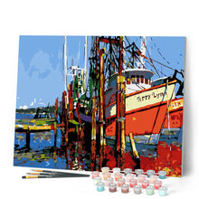 Afbeelding in Gallery-weergave laden, Schilderen op Nummer - Stoomboot