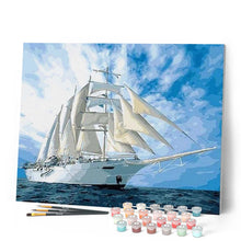 Afbeelding in Gallery-weergave laden, Schilderen op Nummer - Witte boot