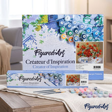 Afbeelding in Gallery-weergave laden, Schilderen op Nummer - Rode bloemen boeket op tafel