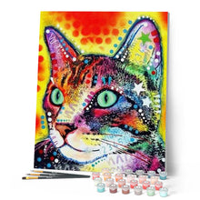 Afbeelding in Gallery-weergave laden, Schilderen op Nummer - Mode Kat