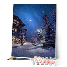 Afbeelding in Gallery-weergave laden, Schilderen op Nummer - Straat op Kerstmis
