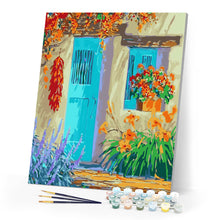 Afbeelding in Gallery-weergave laden, Schilderen op Nummer - Blauwe deur