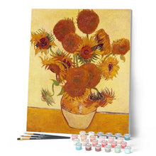 Afbeelding in Gallery-weergave laden, Schilderen op Nummer - Van Gogh Oranje Zonnebloemen