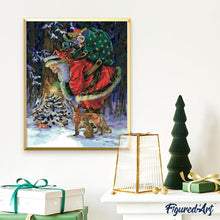 Afbeelding in Gallery-weergave laden, Schilderen op Nummer - Kerstman met geschenken