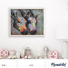 Afbeelding in Gallery-weergave laden, Schilderen op Nummer - Zebra's