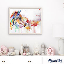 Afbeelding in Gallery-weergave laden, Schilderen op Nummer - Aquarel paard