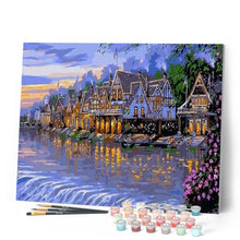 Afbeelding in Gallery-weergave laden, Schilderen op Nummer - Rivier Bellagio