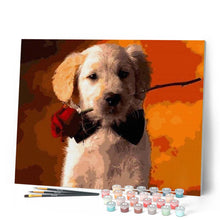 Afbeelding in Gallery-weergave laden, Schilderen op Nummer - Romantische hond