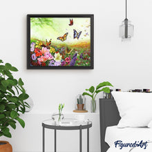 Afbeelding in Gallery-weergave laden, Schilderen op Nummer - Vlinders en bloemen