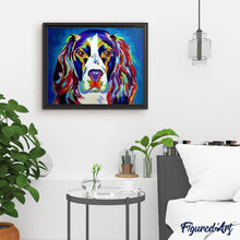 Afbeelding in Gallery-weergave laden, Schilderen op Nummer - Hond met Alle kleuren