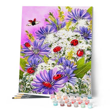 Afbeelding in Gallery-weergave laden, Schilderen op Nummer - Insecten en bloemen