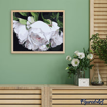 Afbeelding in Gallery-weergave laden, Schilderen op Nummer - Witte bloemen portret