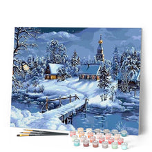 Afbeelding in Gallery-weergave laden, Schilderen op Nummer - Winterlandschap