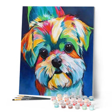 Afbeelding in Gallery-weergave laden, Schilderen op Nummer - Die hond is schattig