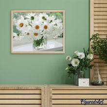 Afbeelding in Gallery-weergave laden, Schilderen op Nummer - Witte bloemen voor hoop