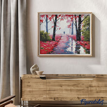 Afbeelding in Gallery-weergave laden, Schilderen op Nummer - Wandeling in het rode bos