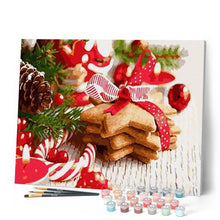 Afbeelding in Gallery-weergave laden, Schilderen op Nummer - kerstkoekjes