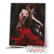 Afbeelding in Gallery-weergave laden, Schilderen op Nummer - Flamengodanseres