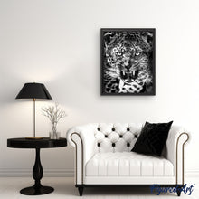 Afbeelding in Gallery-weergave laden, Schilderen op Nummer - Cheetah zwart en wit